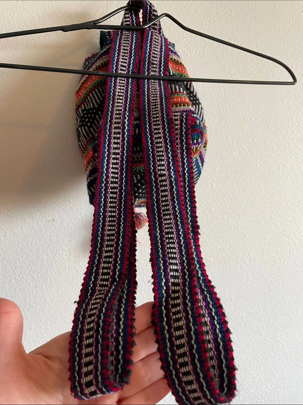 Festive Multicolor Tassel Backpack Bag - Boho Women's Accessory